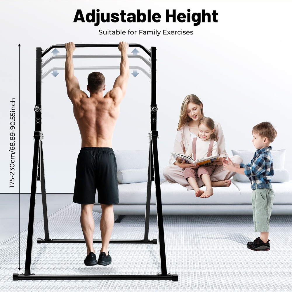 Triangular Pull Up Station Pull Up Bar Strength Training Device 200kg/440.92lbs