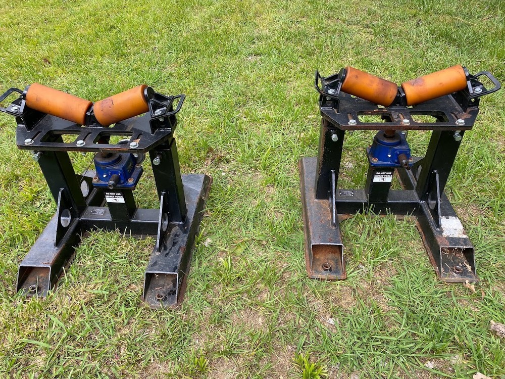 2 LJ WELDING AUTOMATION Model HZD-100 WELDING PIPE ROLLERS