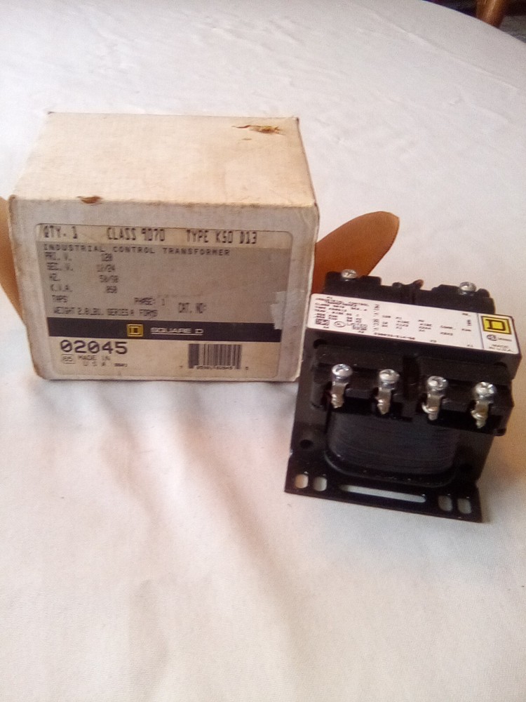 Square D Class 9070 Type K50D13 Series A Industrial Control Transformer