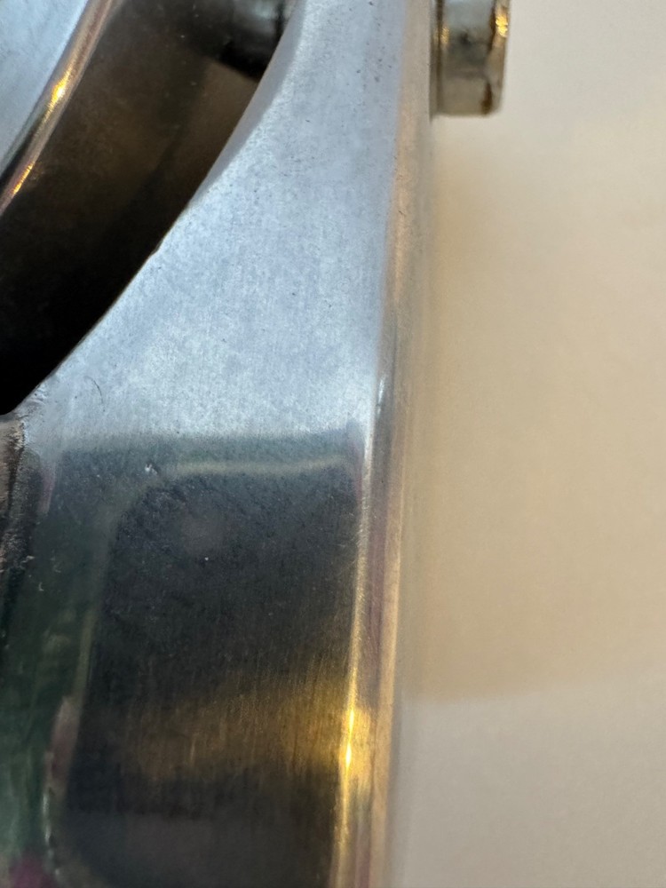 Pottery Barn Chrome Table Clock Tested, Works Great
