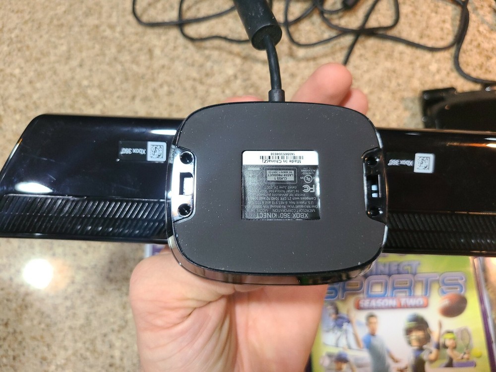 Microsoft Xbox 360 Kinect Sensor Bar Model 1414 with Kinect Sports Game Bundle