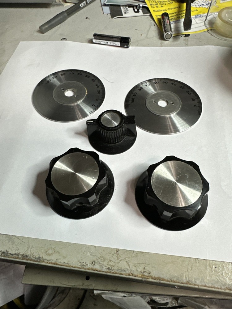 ALPHA Amplifier Knobs And Dials