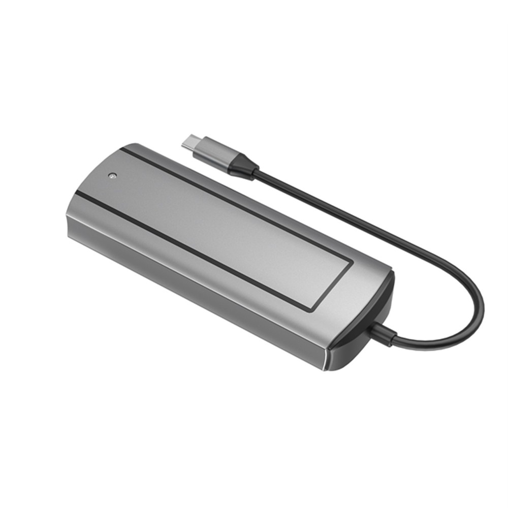 6 in 1 USB3.0 Hub With Disk Storage Function USB3.0 Type-c to HDMI Laptop Dock e