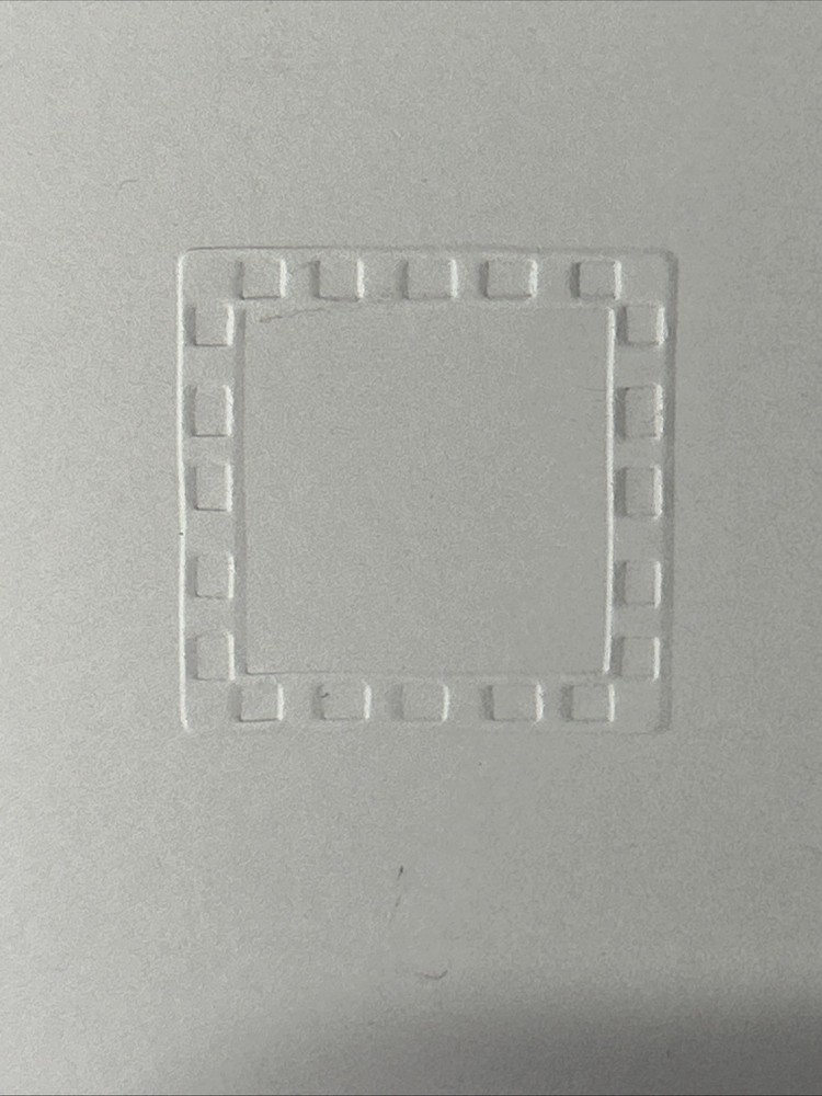 Checkered Frame Embossing Folder Cuttlebug Provo Craft Card Making Scrapbooking