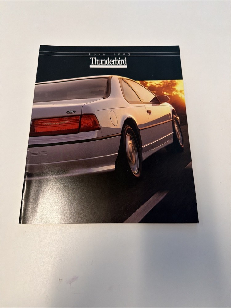 Original 1992 Ford Thunderbird Sales Brochure 92