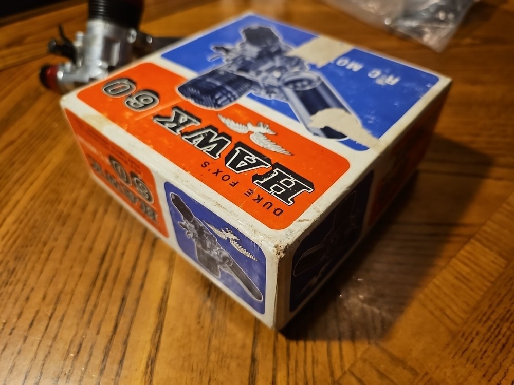 Vintage Duke Fox's HAWK 60 RED HEAD RC Engine / Motor