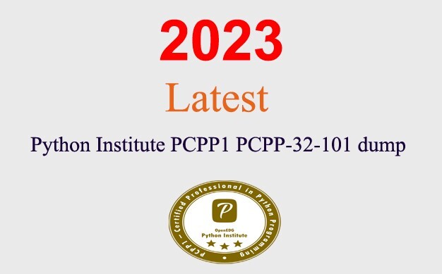 Python Institute PCPP1 PCPP-32-101 Q&A GUARANTEED (1 month update)