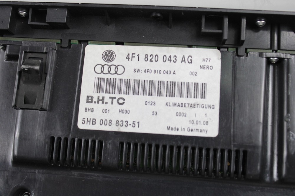2005-2011 Audi A6 S6 Auto Dual Climate Temperature Control HVAC Control Panel