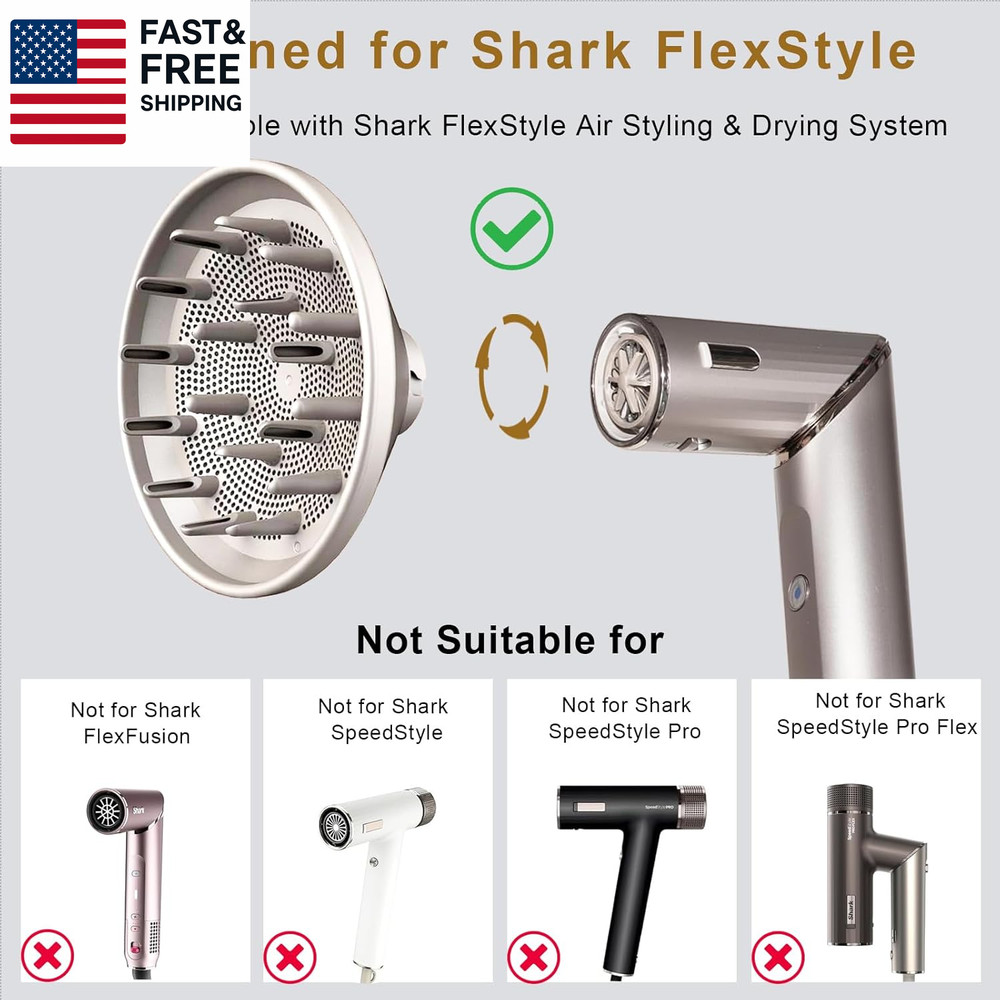 Large Diffuser Attachment Suitable for Flexstyle, Upgraded Larger Diffuser Nozzl