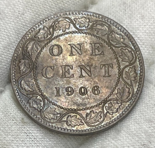 1906 Canada One Cent Coin Excellent Condition