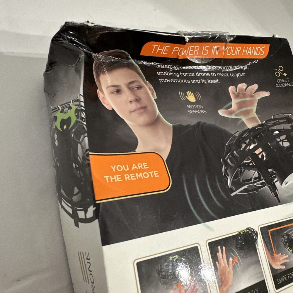 Sky Viper FORCE Gesture-Controlled Drone NEW Box Is Crushed