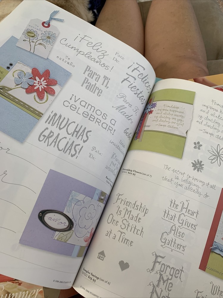 stampin up idea book catalog