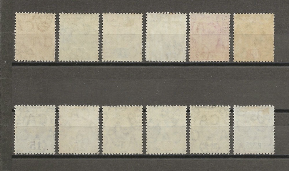 CEYLON 1903/05 SG 265/276 MINT