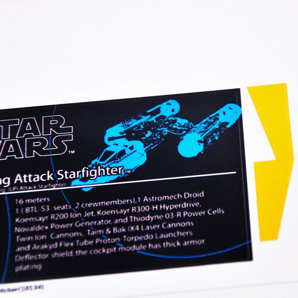 Replacement sticker for set 10134 Precut sticker