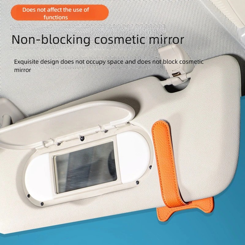 Magnetic Car Eyeglass Holder Black Grey