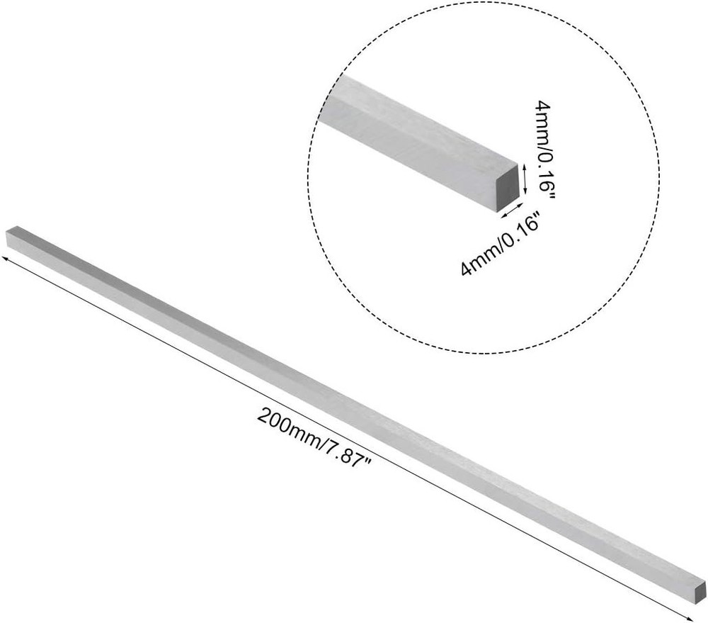Versatile 5-Pc High-Speed Steel Lathe Tool Bits 4x4x200mm for Precision Cutting