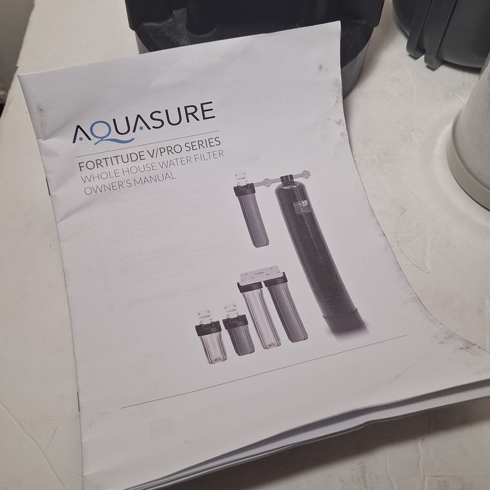 Aquasure Under Sink Water Filter System with AF-SCZ-25HFS Filter Included