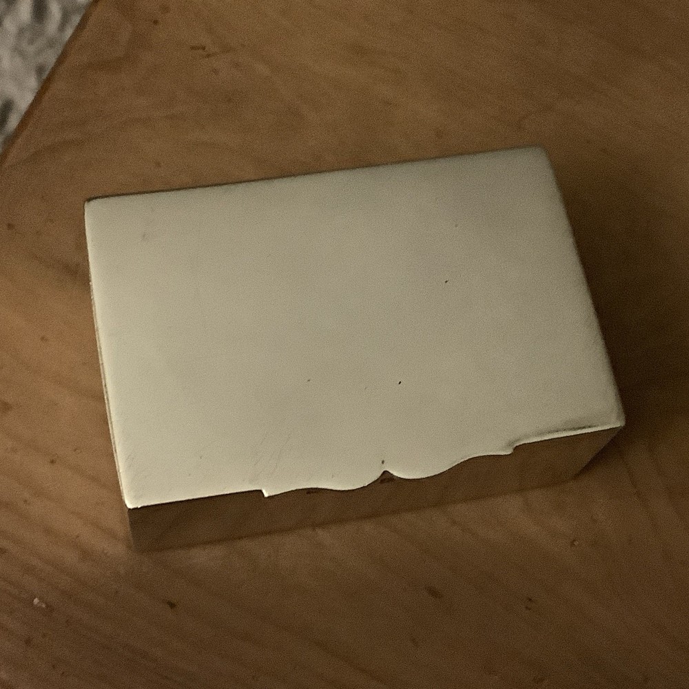 Solid Silver Stamp Box by Stokes & Ireland Ltd Chester 1898
