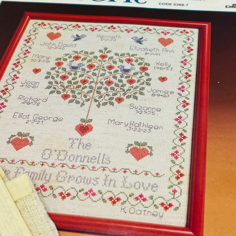 1987 Current Family Tree Personalized Sampler Kit 11" x 14"