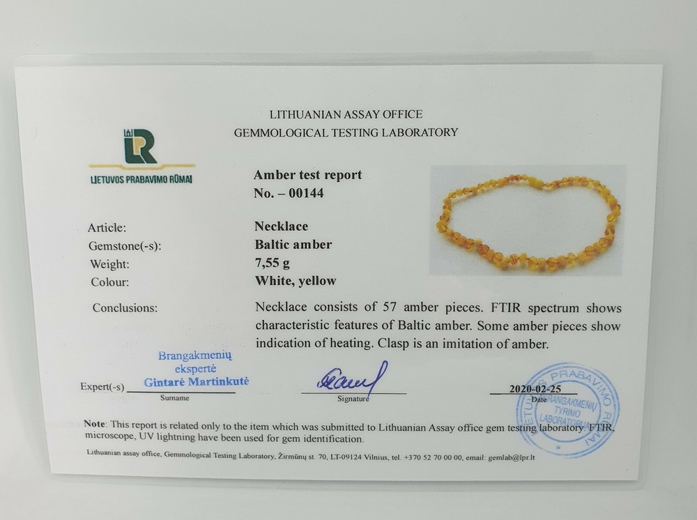 10g Baltic Polished Cognac (7-8 mm)