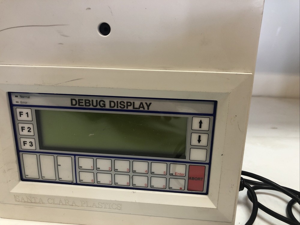 1 Used Santa Clara Plastics 3270091G SCP MCS Debug Controller Display Module