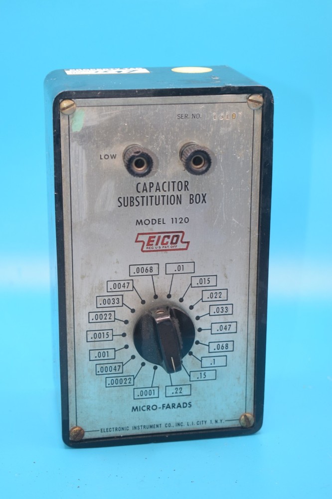 Eico Capacitor Substitution Box Model 1120