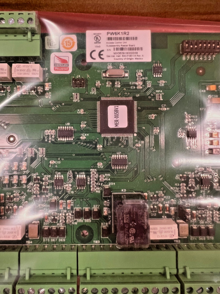 Honeywell PW6K1R2 DUAL READER MODULE-- ACCESS CONTROL UNIT, SUBASSEMBLY BOARD