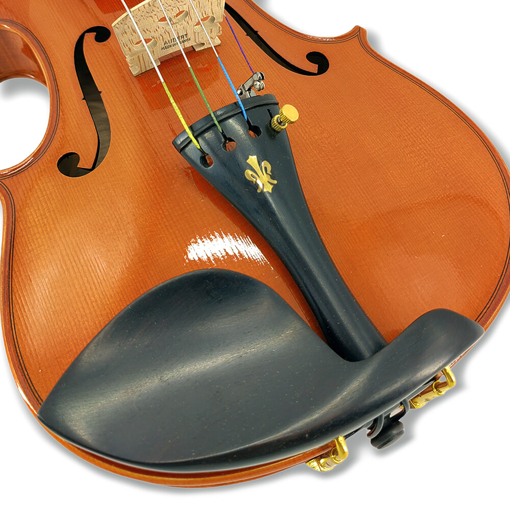 4 string 4/4 Scale Violin Flamed Maple Wood and Ebony Fittings Master Case