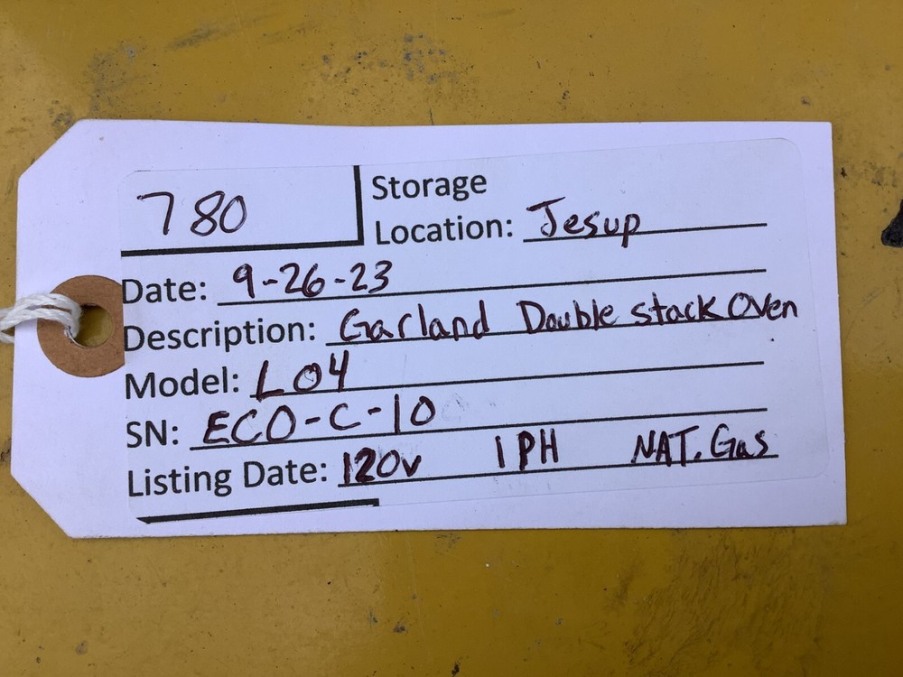 Convection Oven Garland L04 Double Stack Nat. Gas TESTED
