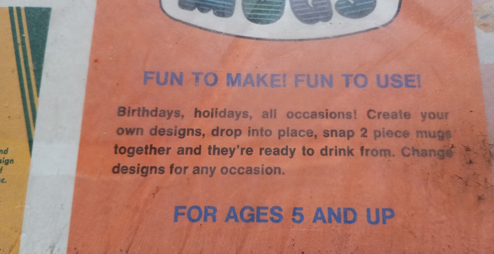 Color Me Mugs Kit - NOS