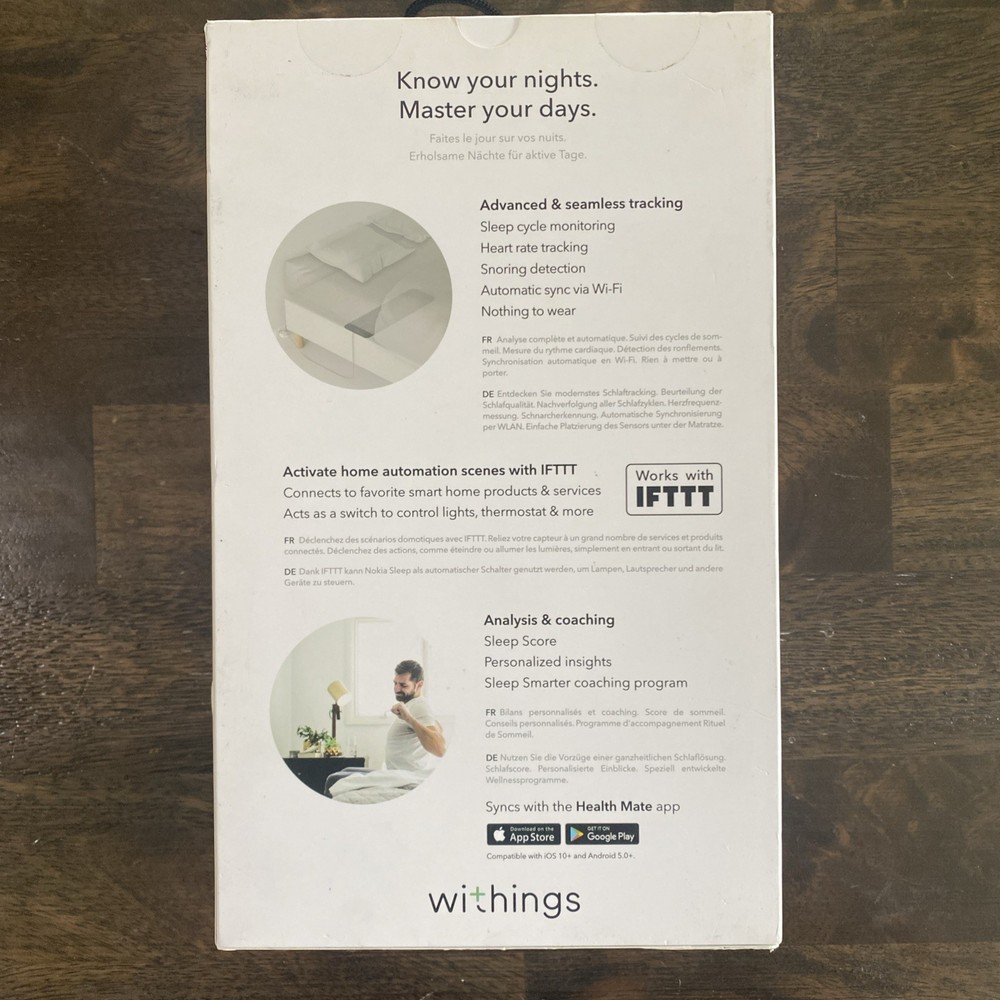 Withings Sleep Tracker Mat - Gray WSM02