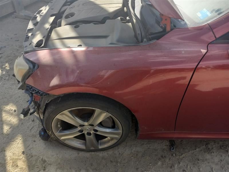 06-13 LEXUS IS350 DRIVER SIDE RED ROCKER PANEL