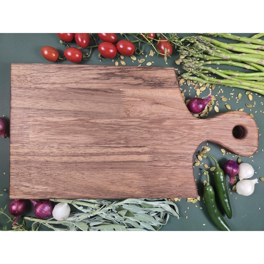 Handmade Mahogany Cutting Board – Artisan Kitchen Decor