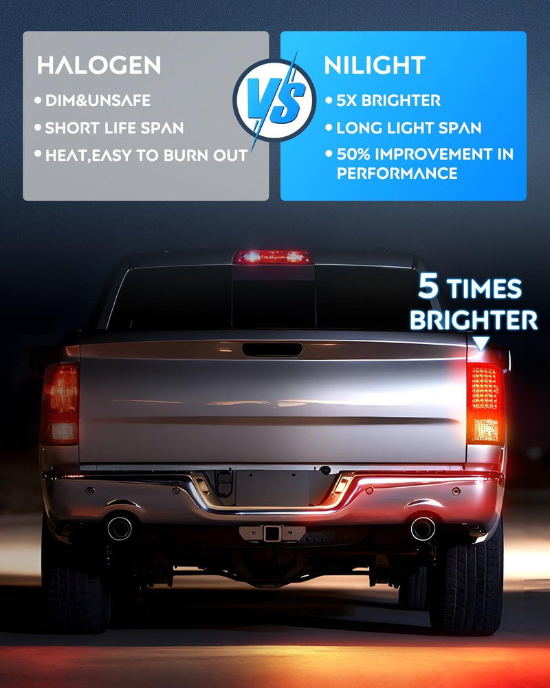 Taillight Assembly Compatible with 2009 2010 2011 2012 2013 2014 2015 2016 2017
