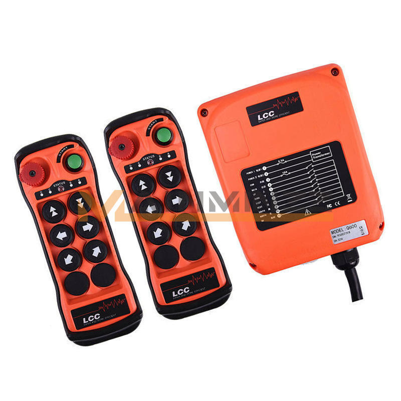 12V-380VQ600 6Button Double Speed Hoist Crane Industrial Wireless Remote Control