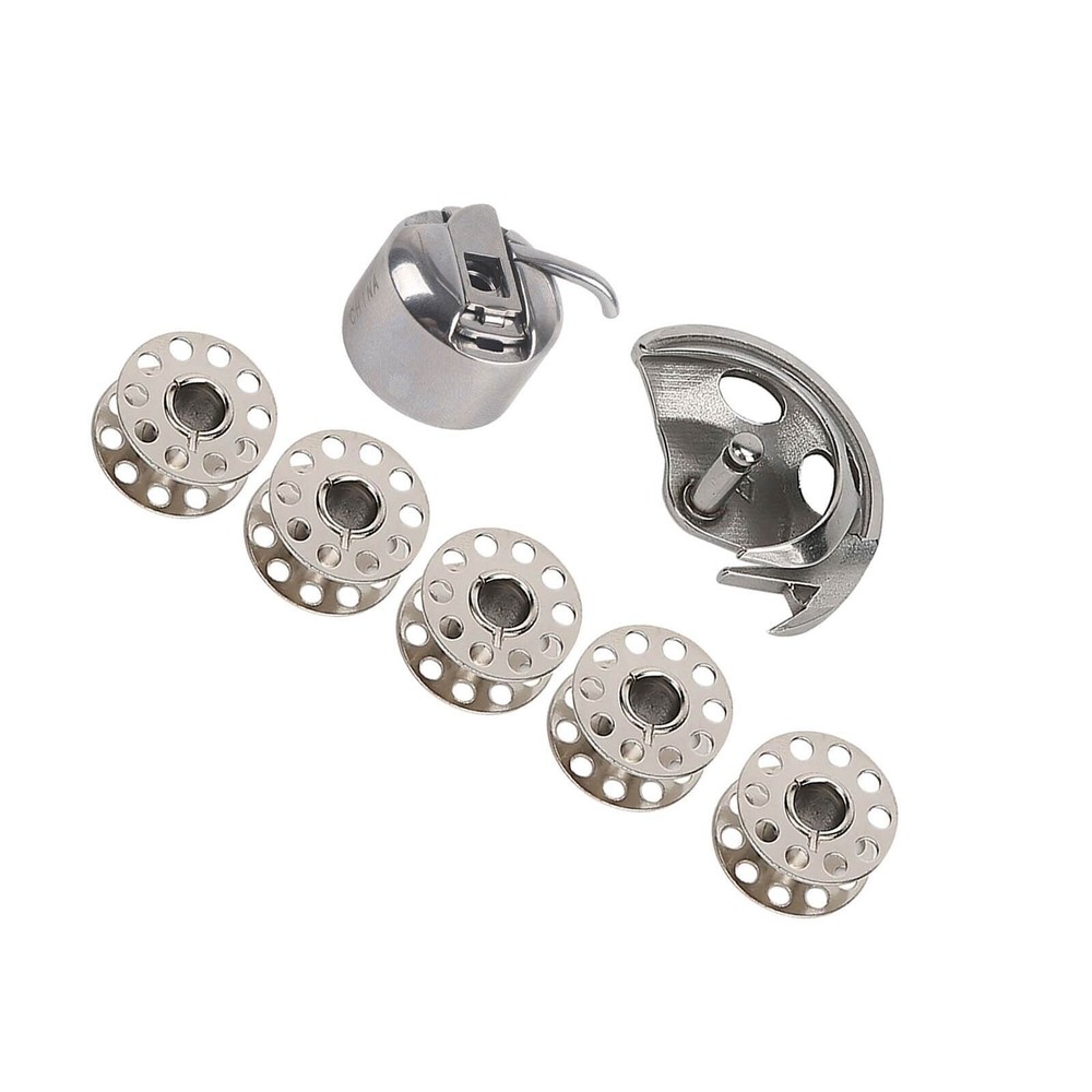 Bobbins + Bobbin Case + Shuttle Hook for Old Style Household Sewing Machine