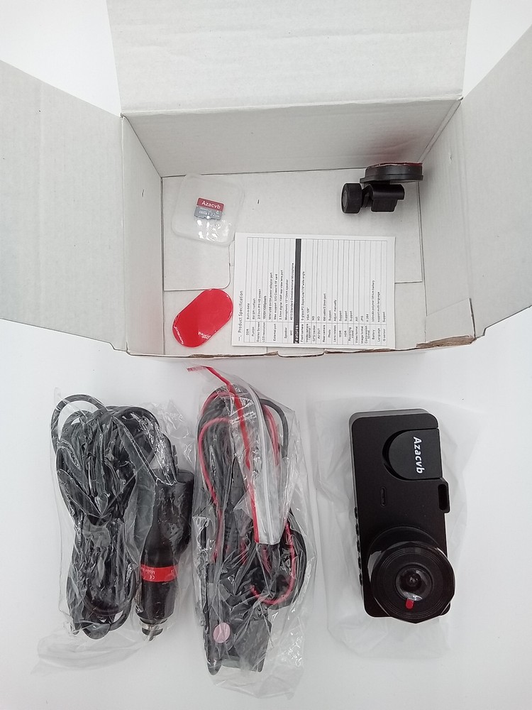 New Open Azacvb Three Channels 4K Dash Cam Ships Free
