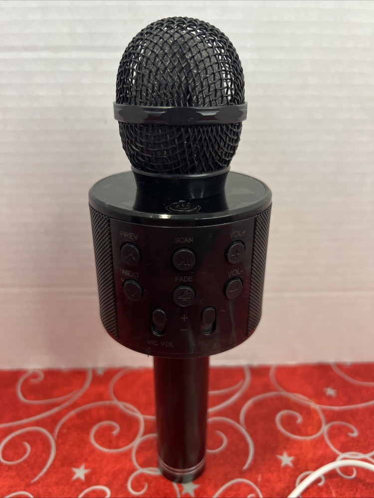 Wireless Bluetooth Karaoke Microphone with Charging Cable