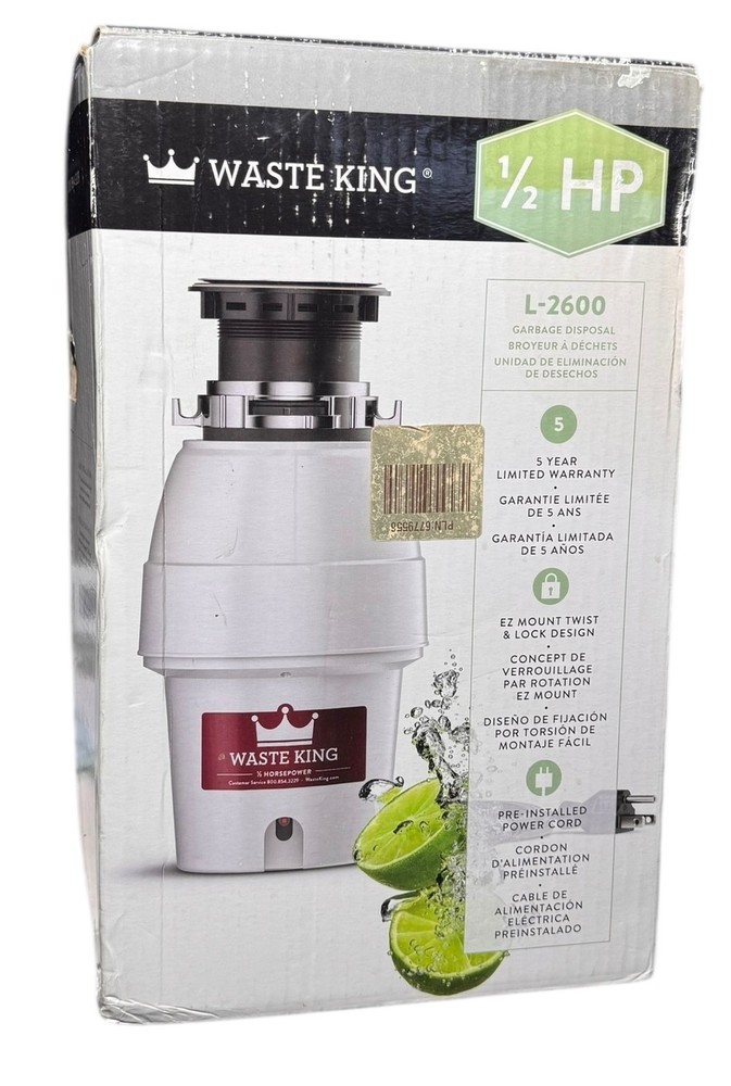 Waste King "Legend Series" 1/2 HP Continuous Feed Garbage Disposal L-1001