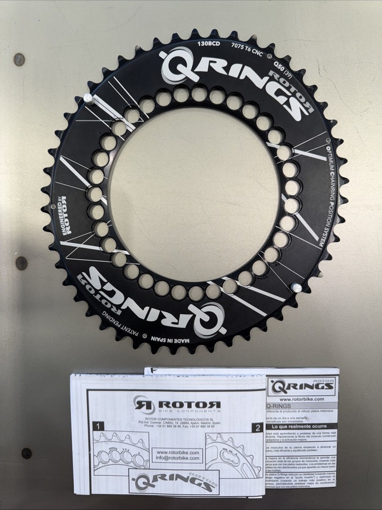 Rotor Qring 50t AERO - Black