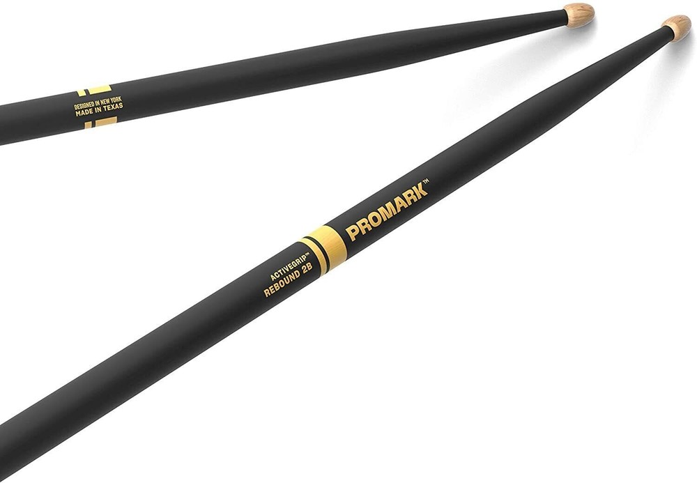 Promark Rebound 2B ActiveGrip Acorn Tip Drumsticks R2BAG