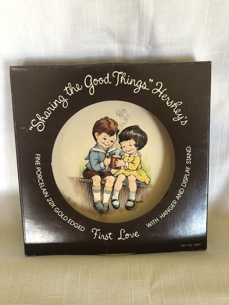 Hershey's 'Sharing Good Things' Plate Collection 3 Piece Set all in boxes
