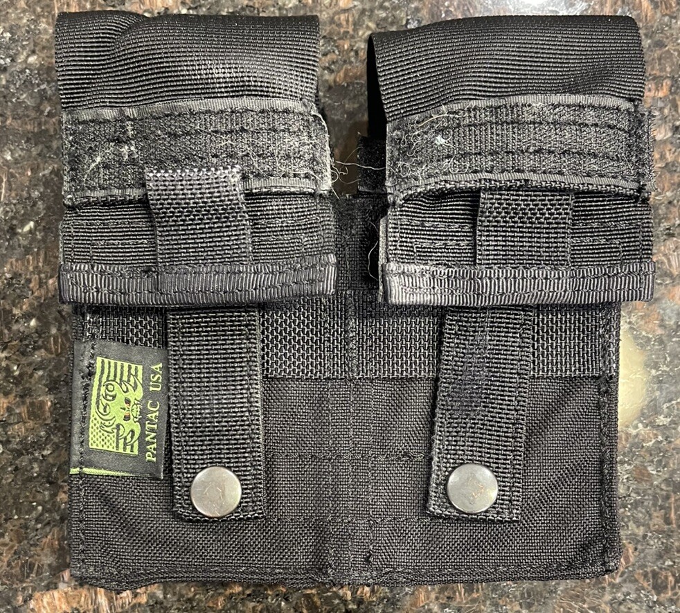 Pantac Double Mag Hard Insert Black Tactical Pouch