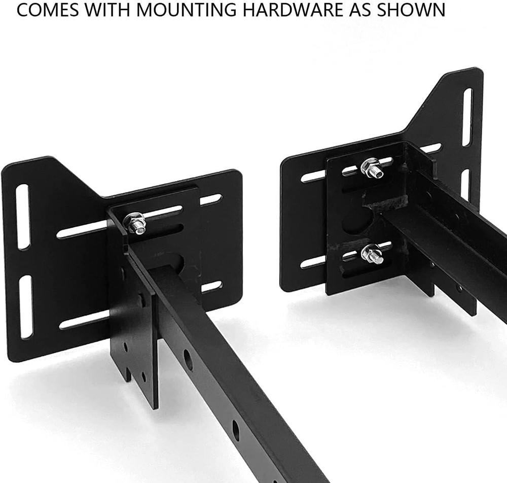 2 PCS Bed Frame Adapter for Headboard Queen Modification Plate Brackets Adapter/