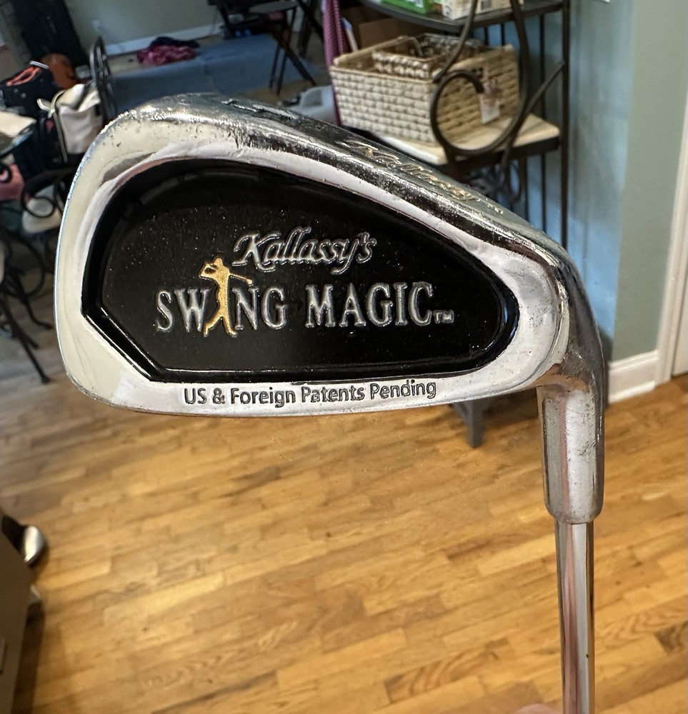 Kallassy's Swing Magic Training Aid Golf Club Single 5 Iron 2 Pc. Grip RH