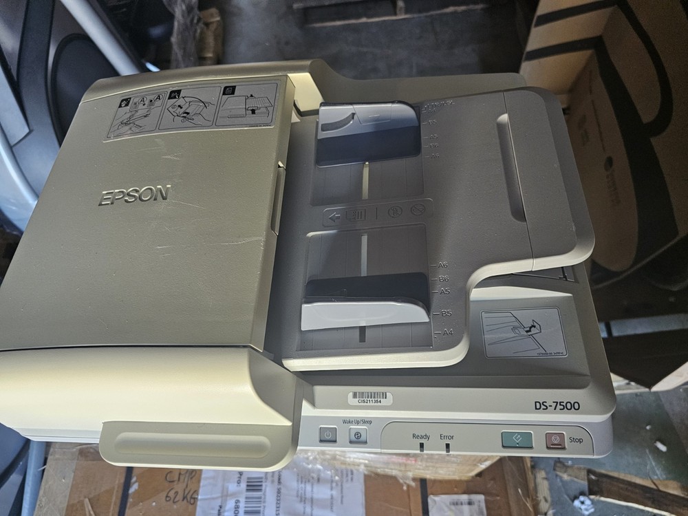 Epson DS-7500 Flatbed High Speed A4 Document Scanner /Power Adapter
