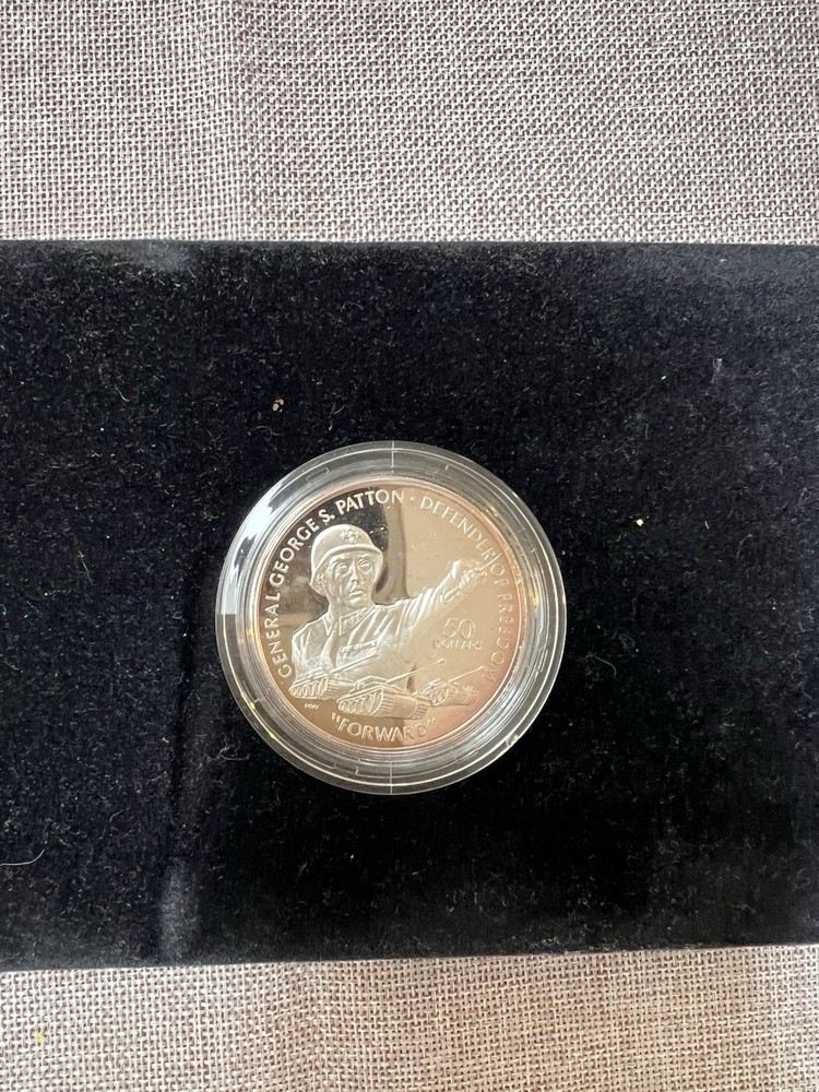 Commemorative 50 Dollar Coin Set Eisenhower Patton MacArthur Uncirculated