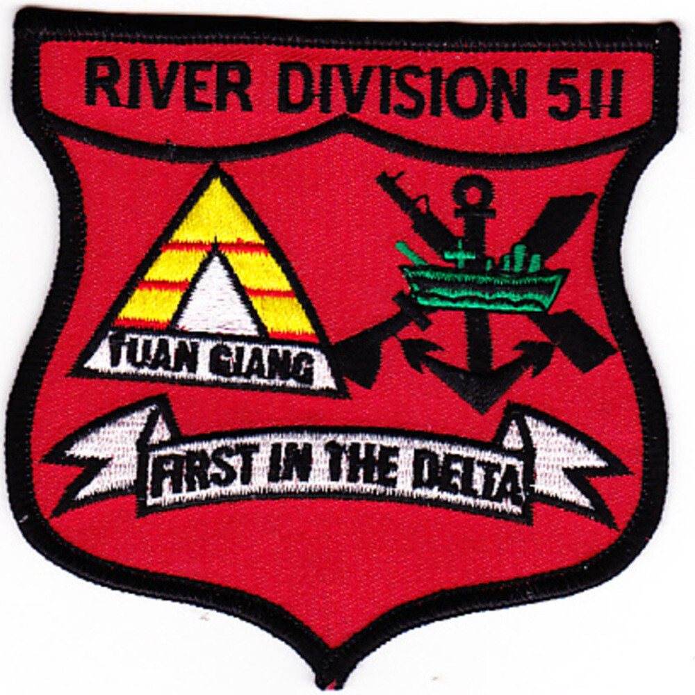 RIVDIV 511 River Division Patch Tuan Giang First In The Delta