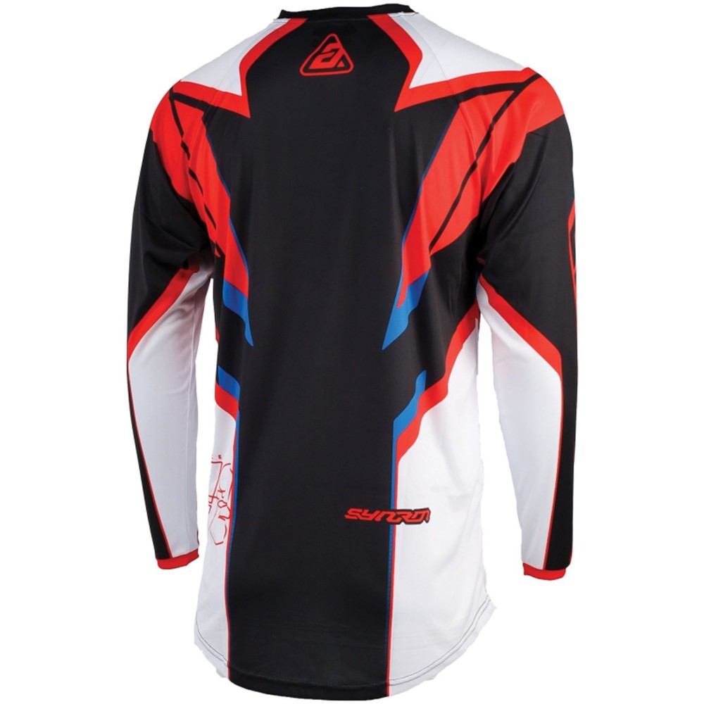 Answer 442405 Red/White/Blue Large 25 Syncron Envenom Jersey