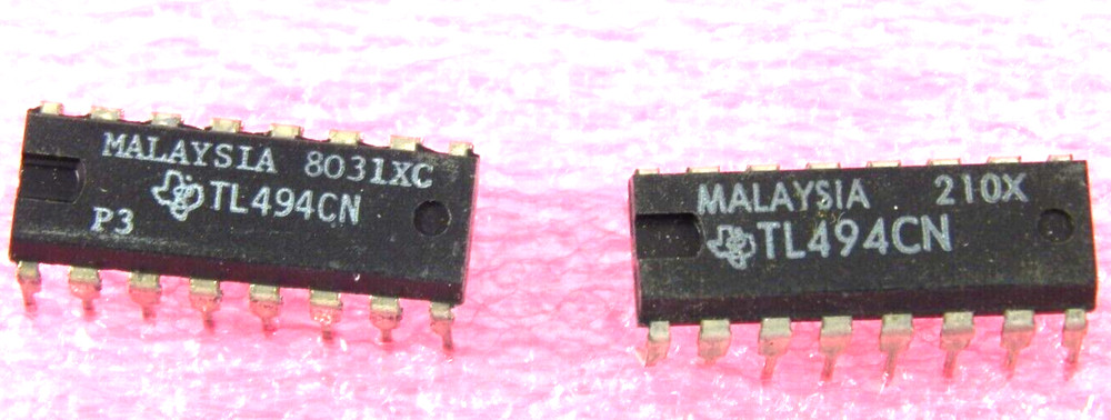 TL494CN TI DIP16  IC SWITCHMODE PWM CONTROL  (2 PIECES)
